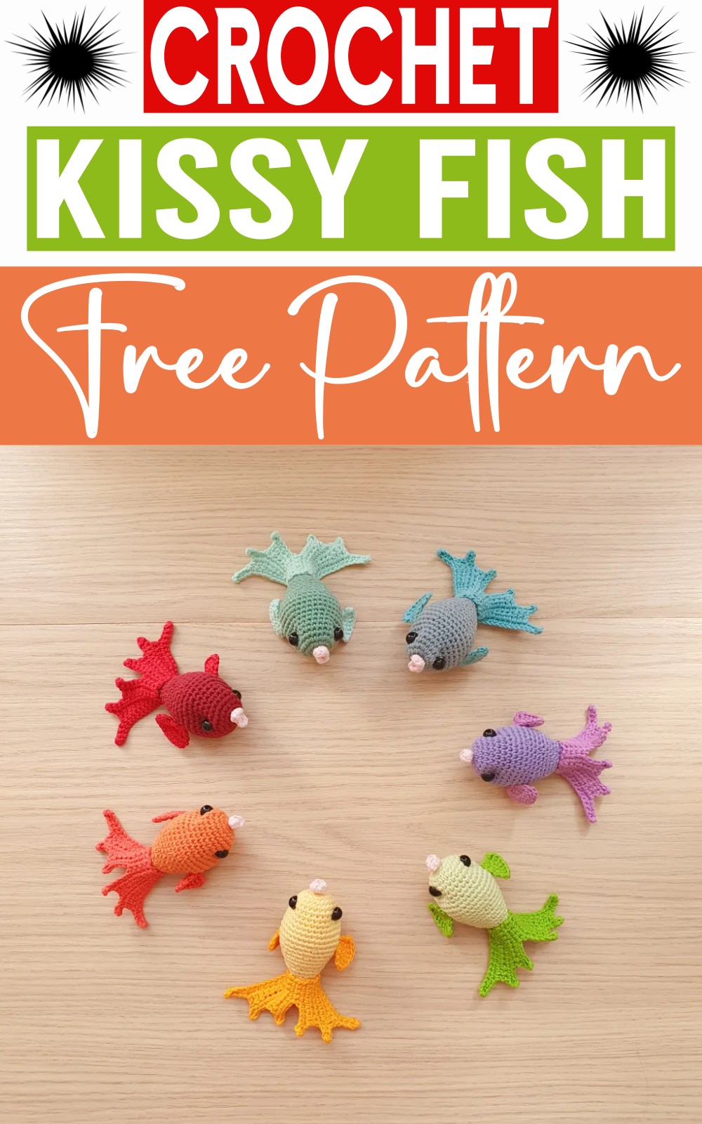 Free Crochet Kissy Fish Pattern
