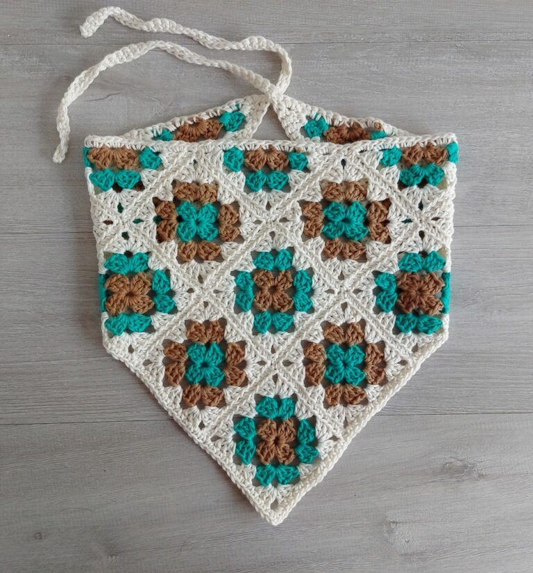 Crochet Granny Bandana Scarf Pattern Free