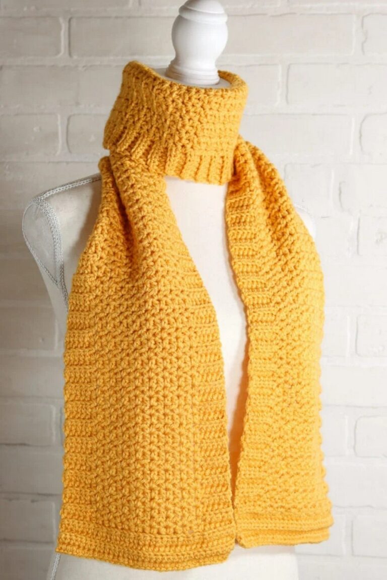 Simple Crochet Heather’s Scarf Pattern