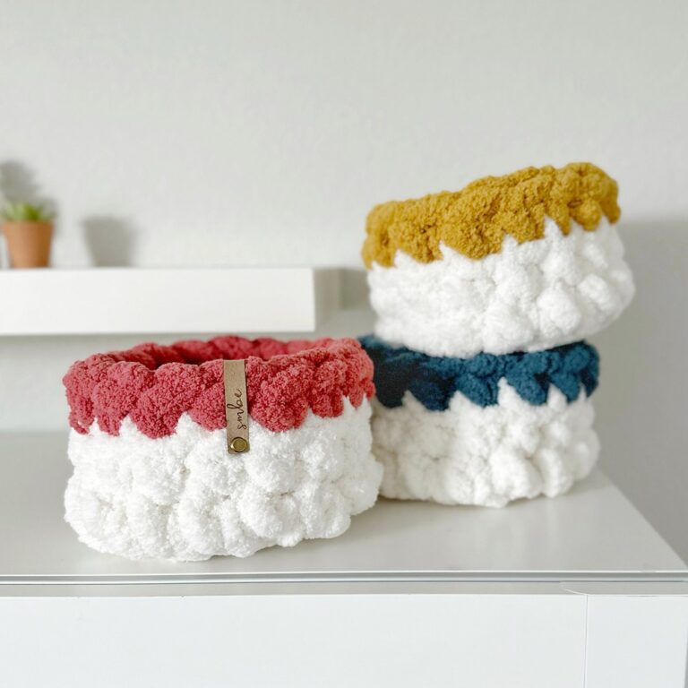 Free Crochet Basket Patterns For Clutter Free Organized Space