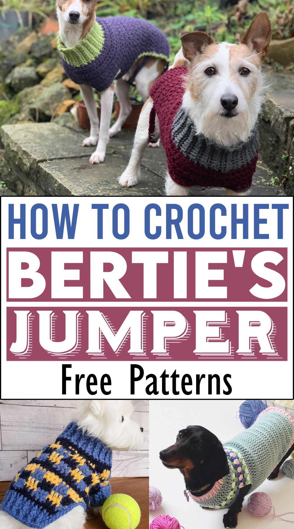 How to Crochet Bertie's Jumper