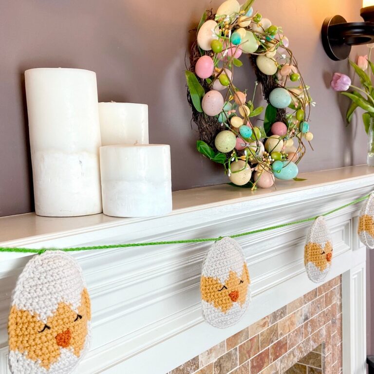How To Crochet Easter Chicks Garland Pattern