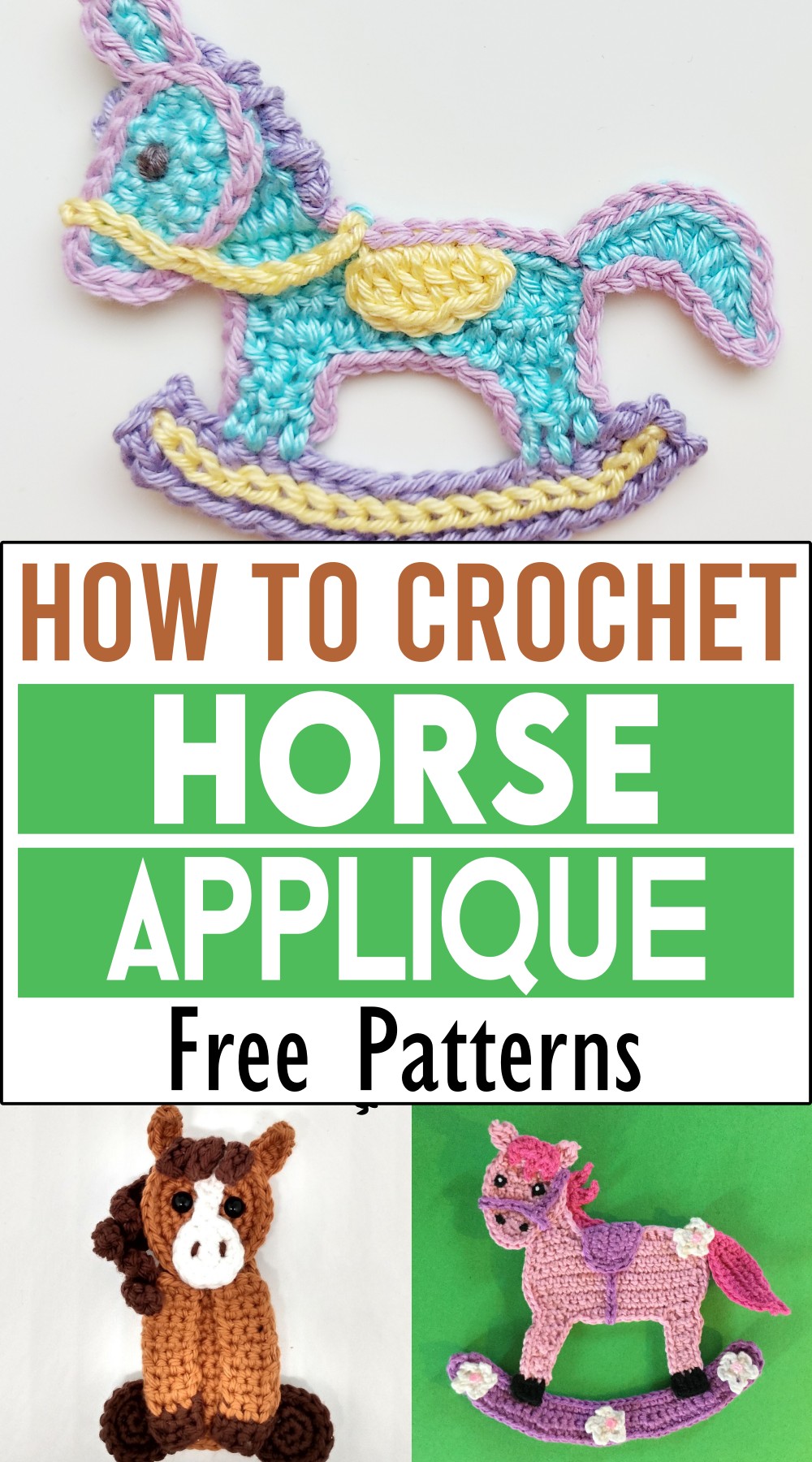 How to Crochet Horse Applique