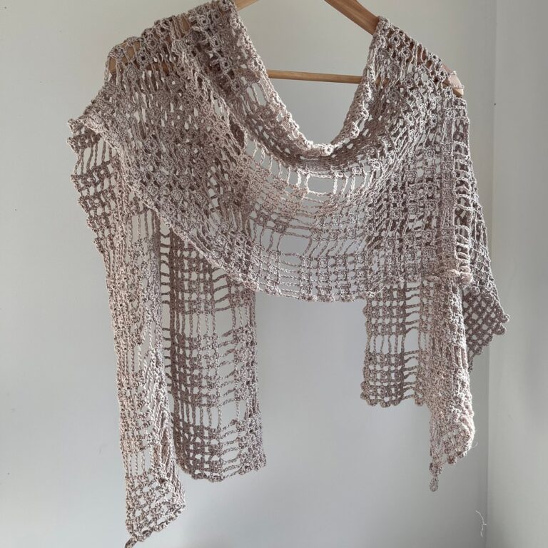How To Crochet MCLace Shawl Pattern Step By Step