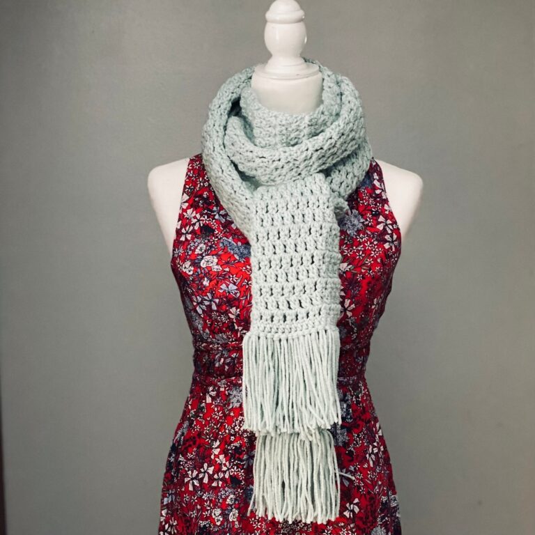 How To Crochet Soft Mimosa Scarf