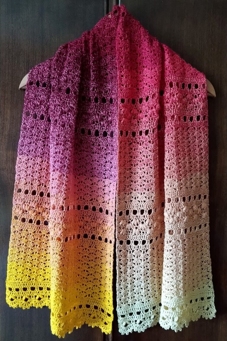 How To Crochet Raiwë Shawl In Beautiful Gradient Colors