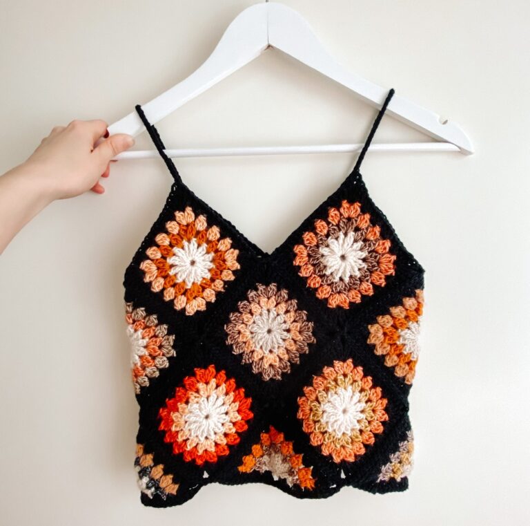Unique Crochet Summer Flower Top Pattern