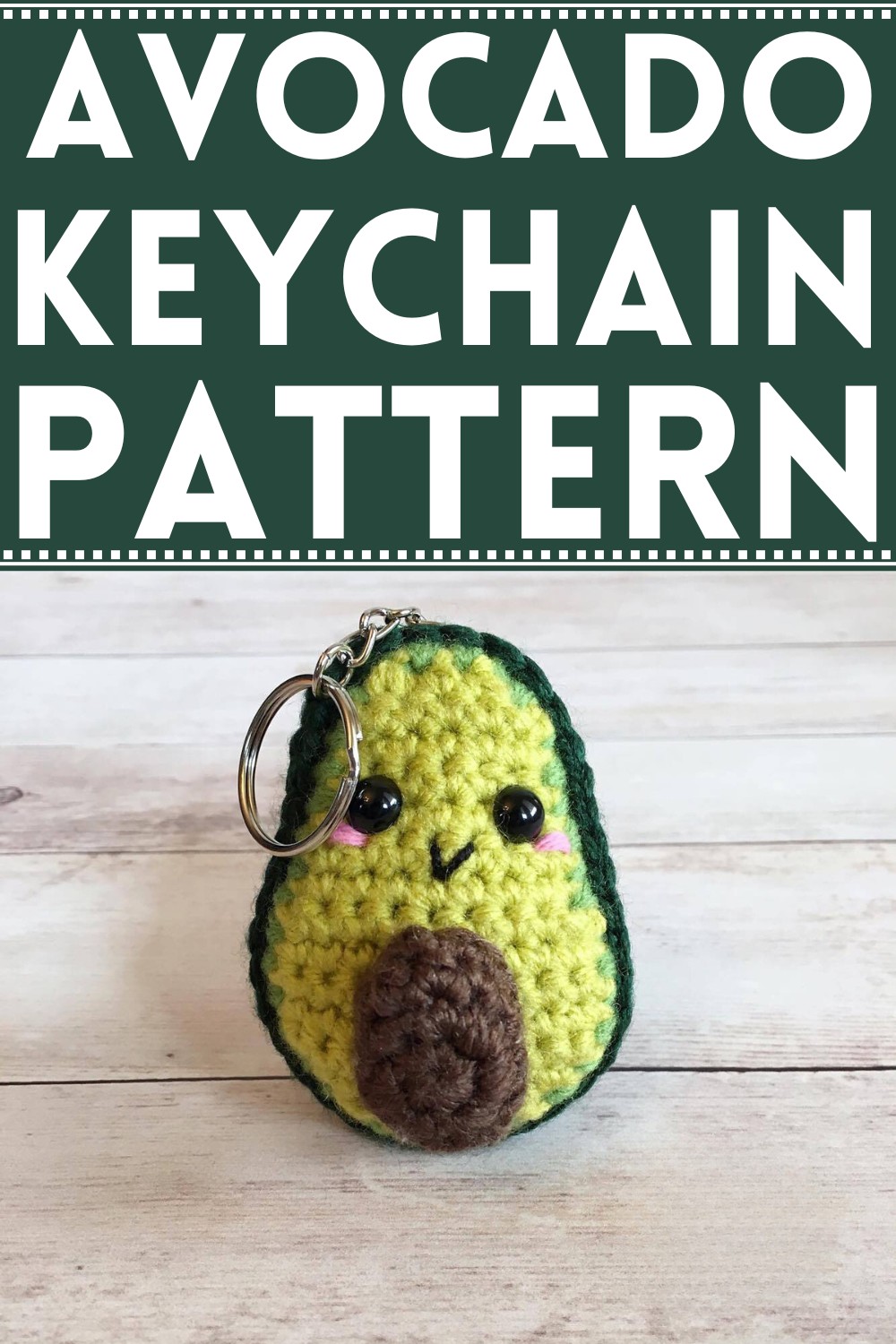 Avocado Keychain