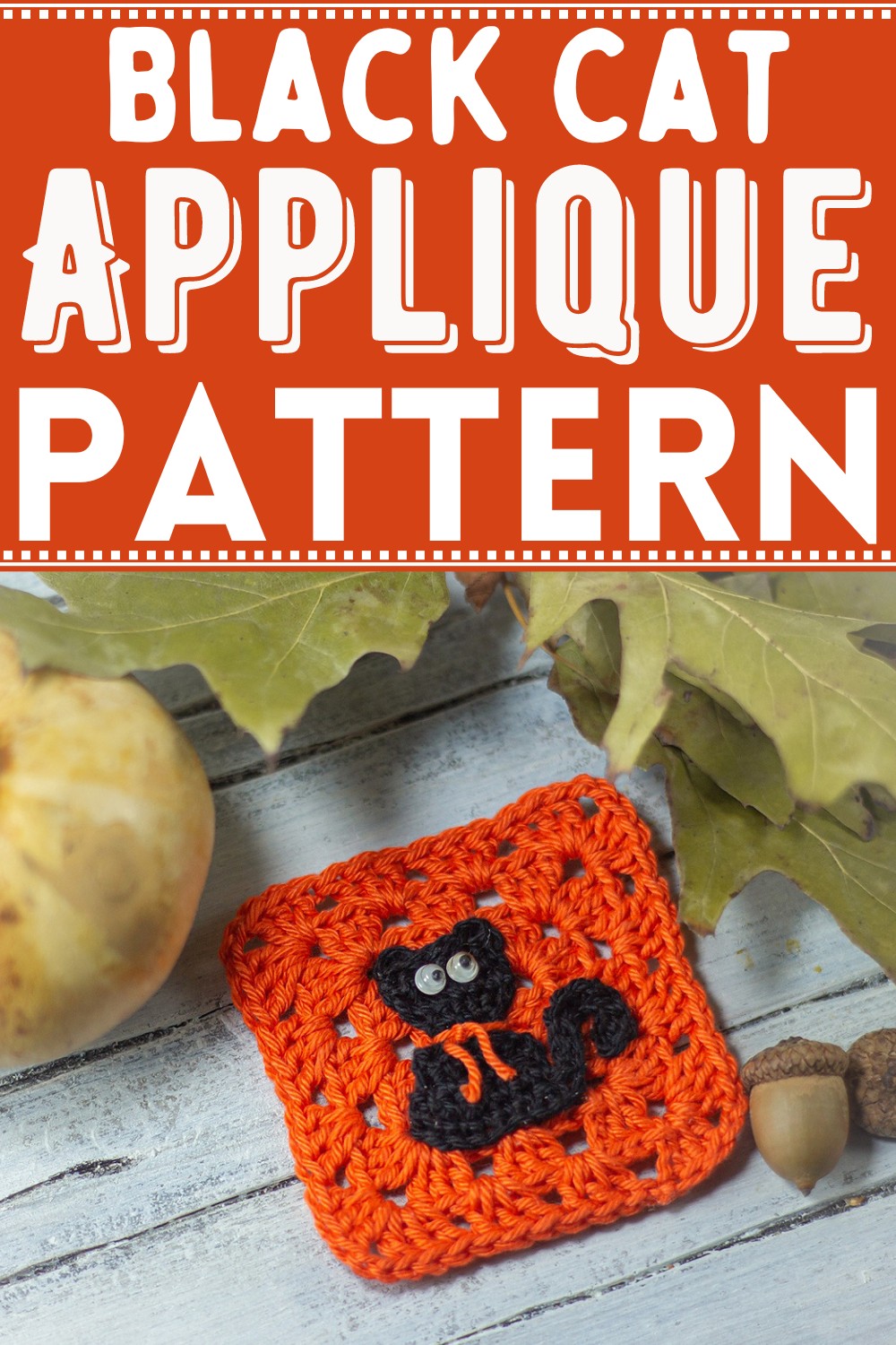 Black Cat Applique