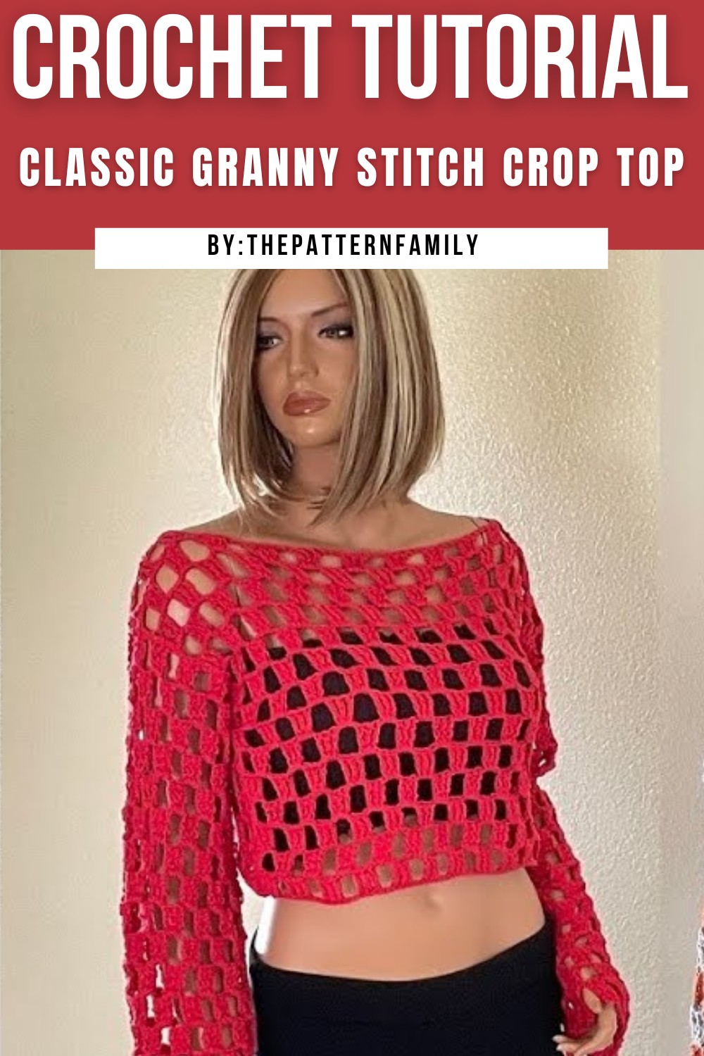Classic Granny Stitch Crochet Crop Top