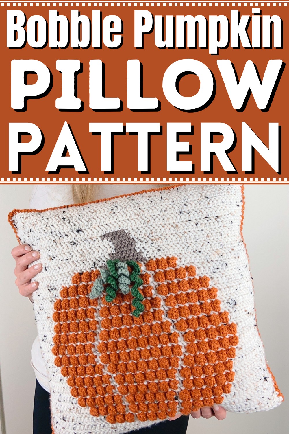 Crochet Bobble Pumpkin Pillow Pattern