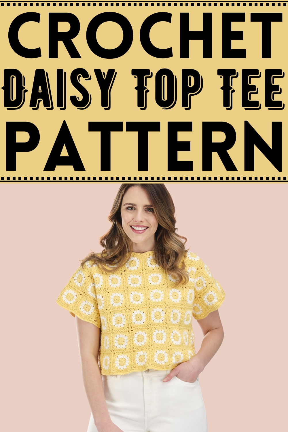 Crochet Daisy Top Tee