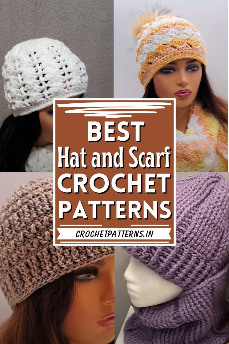 Crochet Hat and Scarf Patterns For Stylish Layering
