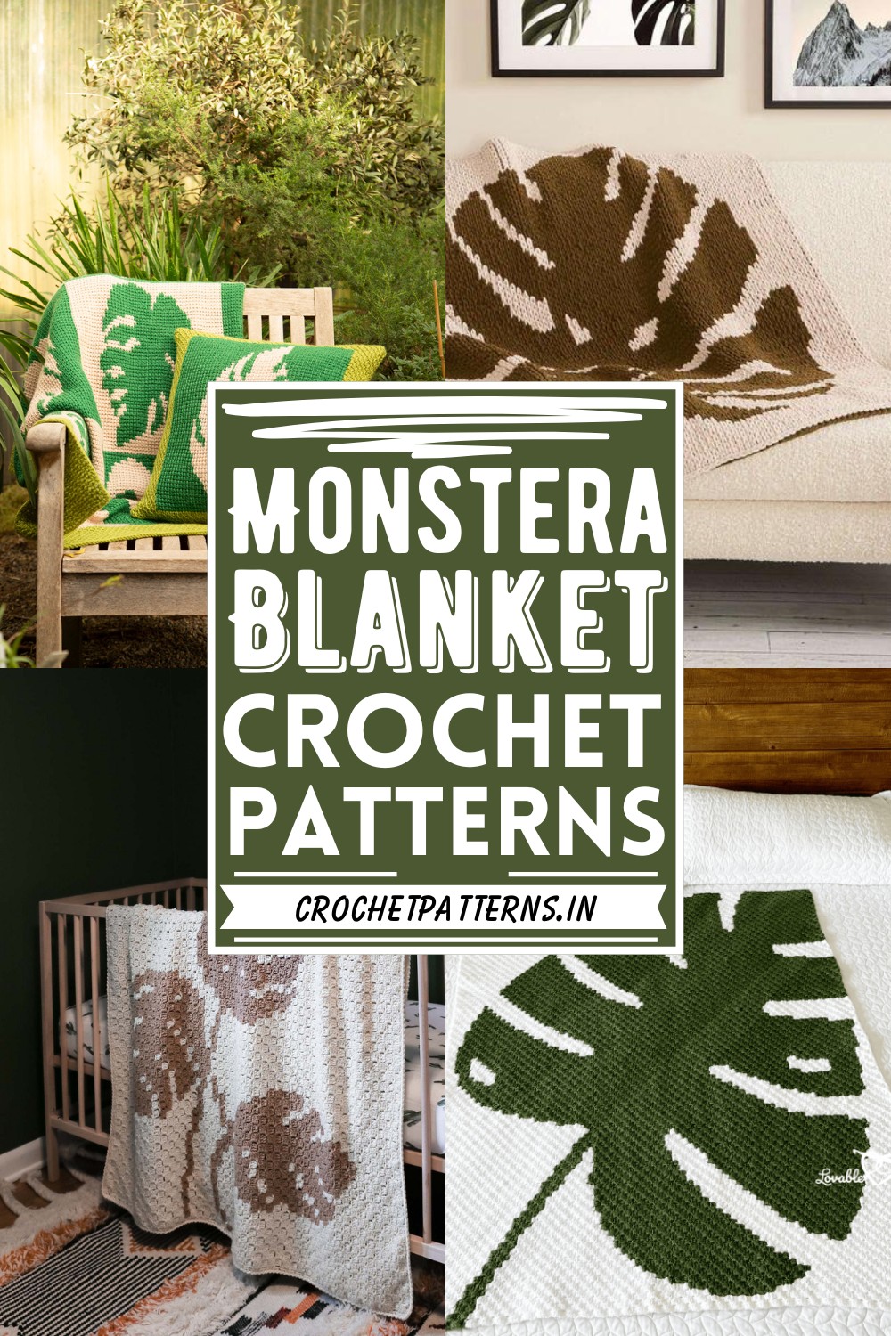Crochet Monstera Blanket Pattern