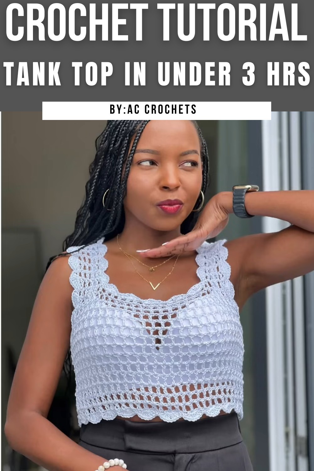 Crochet Tank Top In Under 3 Hrs