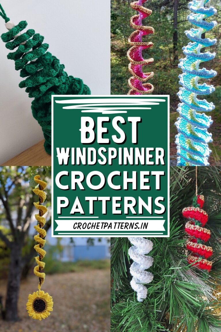 Free Crochet Windspinner Patterns For Colorful Abstract Art