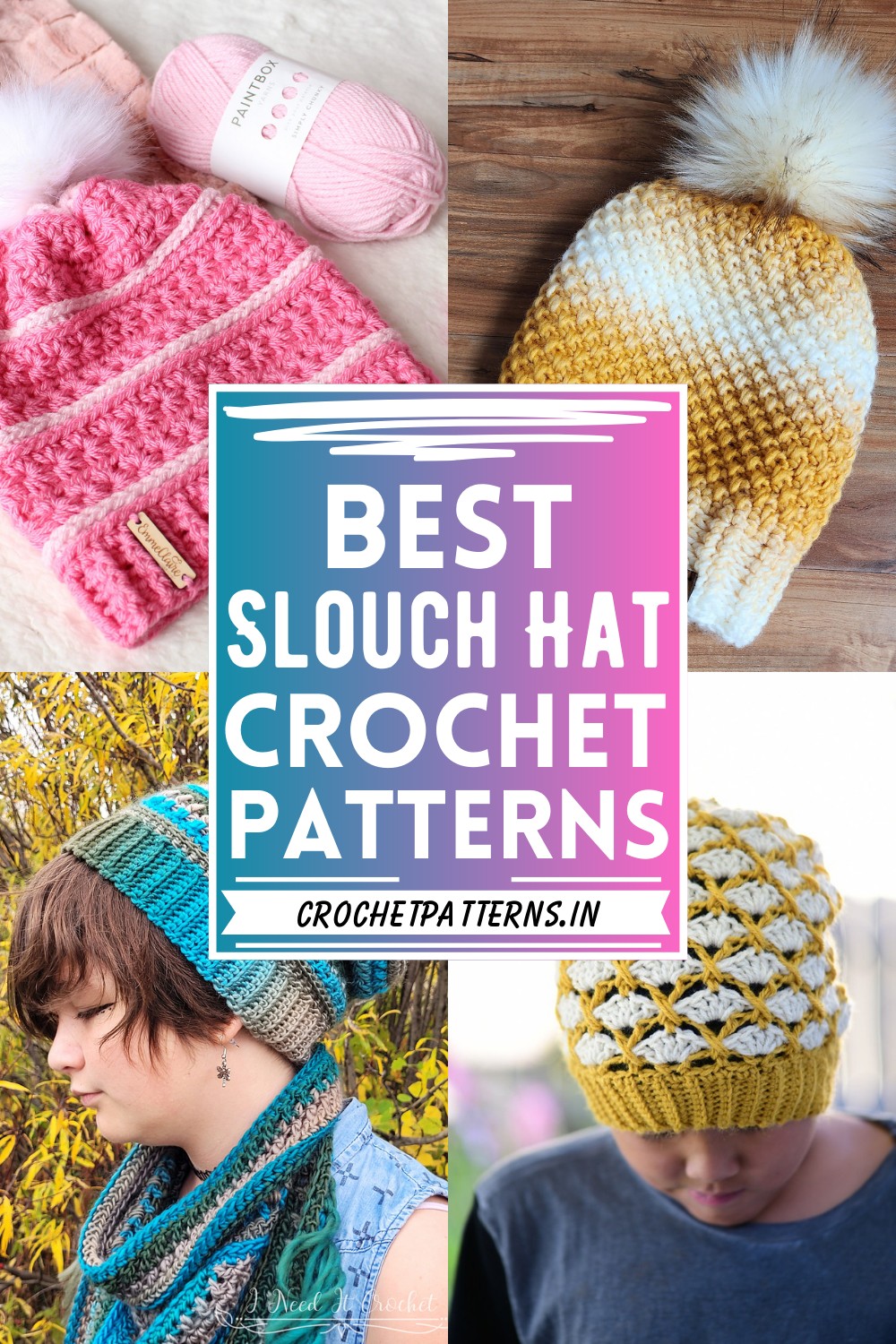 Easy Crochet Slouch Hat Patterns