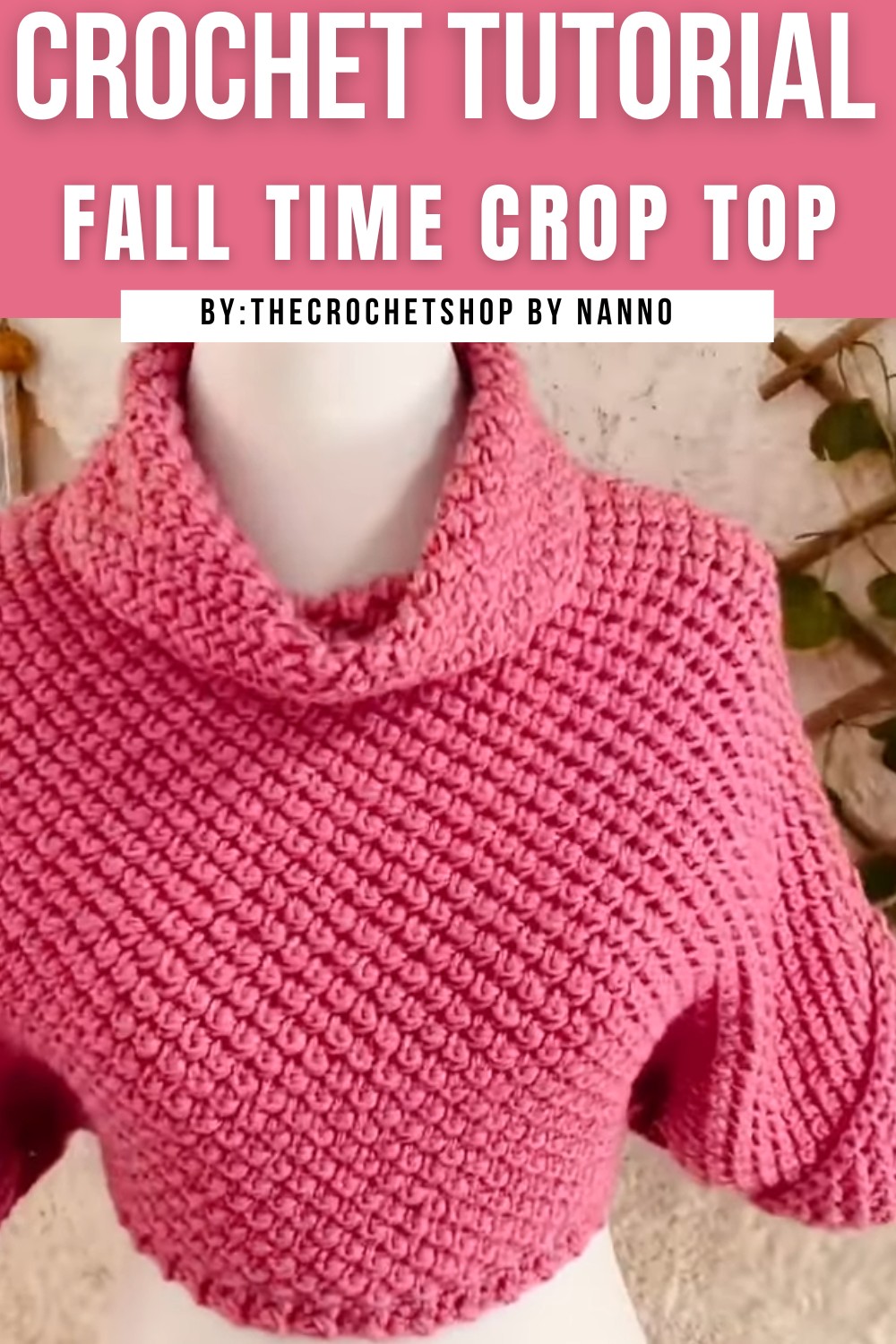 Fall Time Crochet Crop Top Easy Crochet Pattern