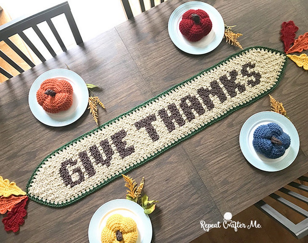 Free Crochet Thanksgiving Table Runner Patterns