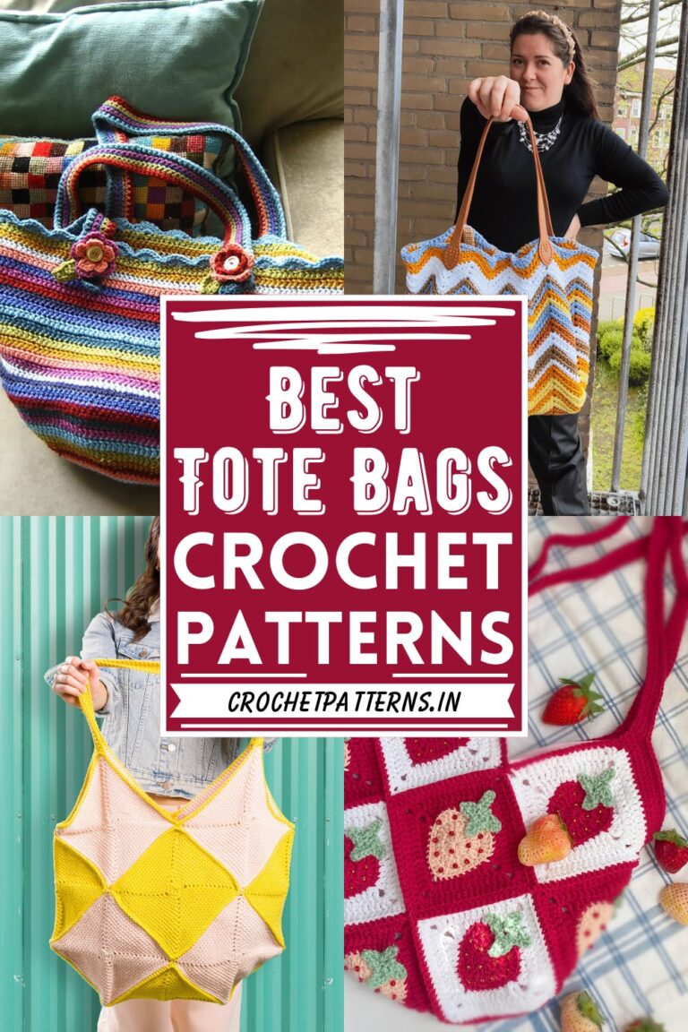 20 Superb Crochet Tote Bag Patterns For Market Visits