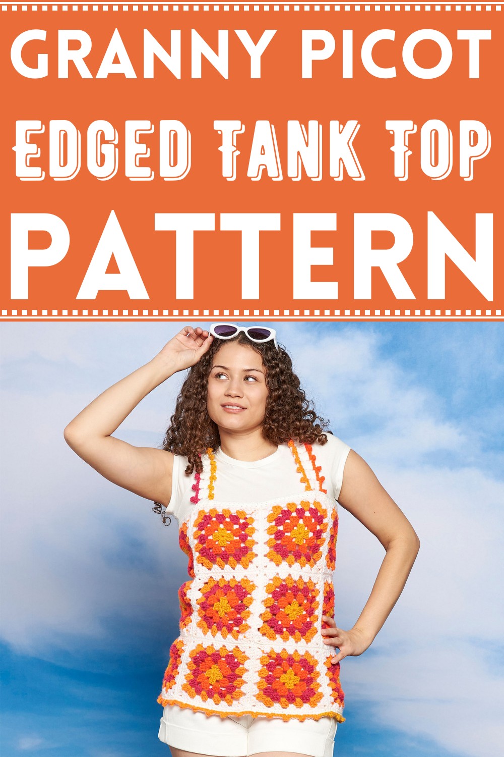 Granny Picot Edged Tank Top