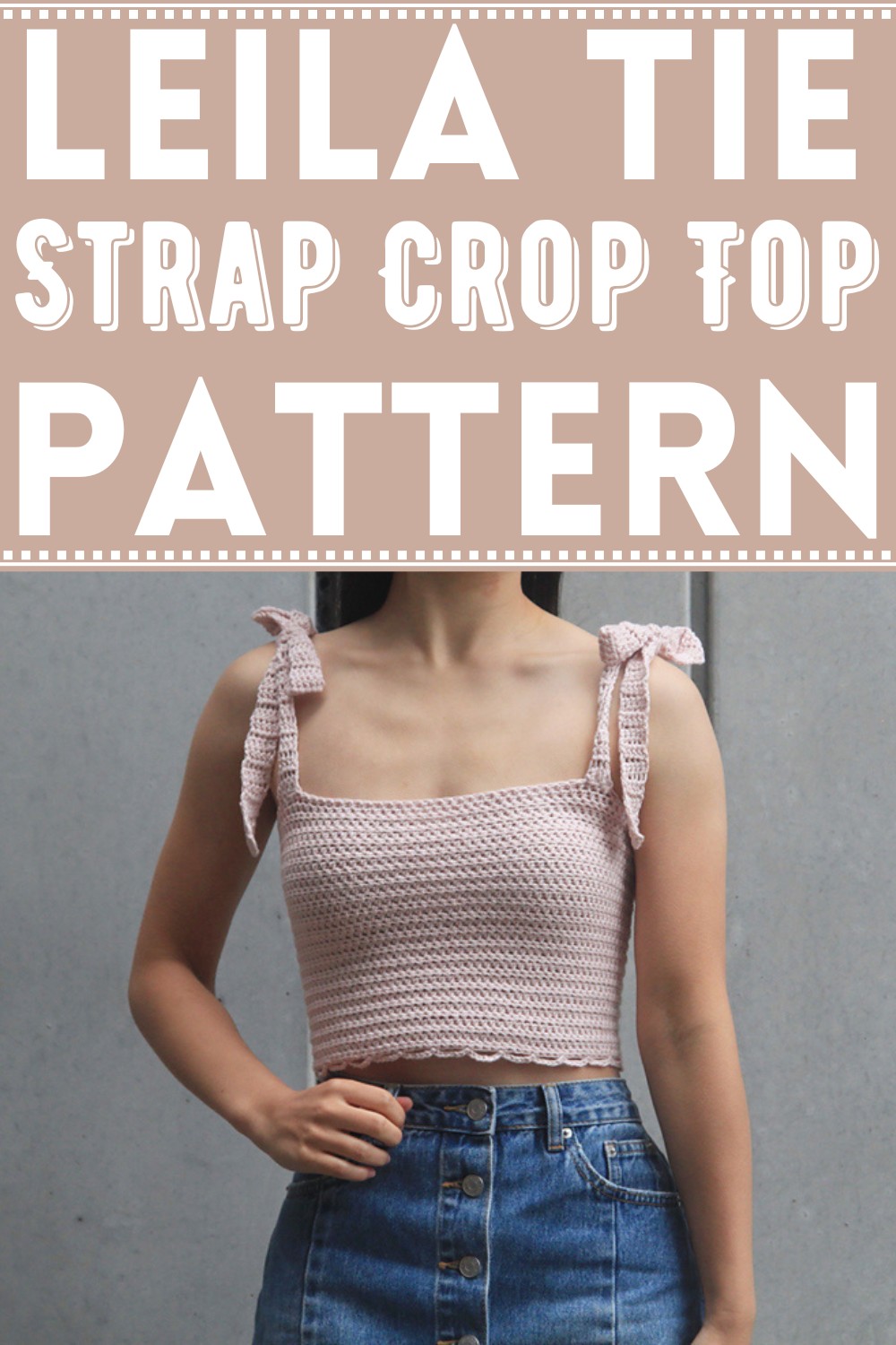 Leila Tie Strap Crop Top