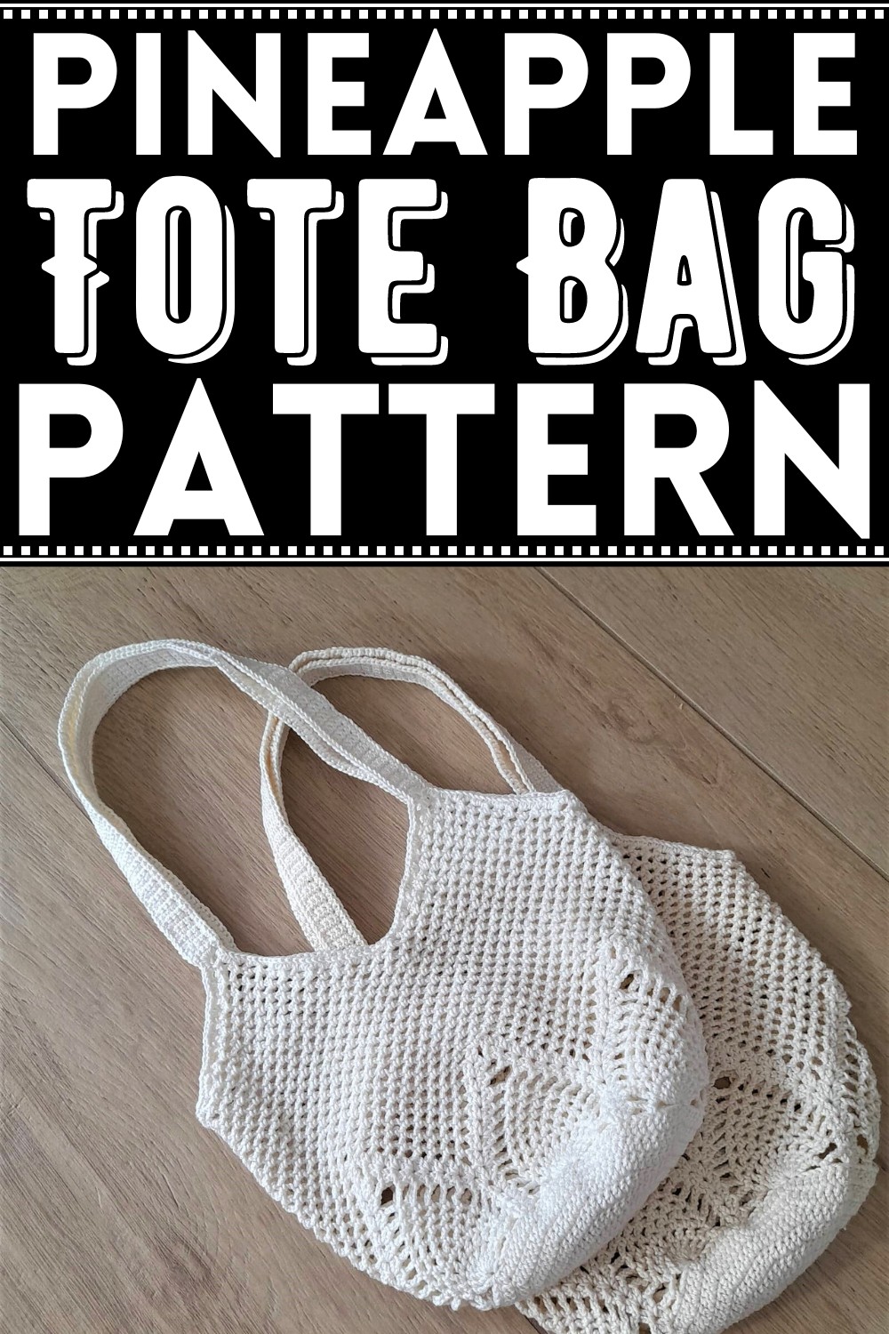 Pineapple Tote Crocheted Bag (1)