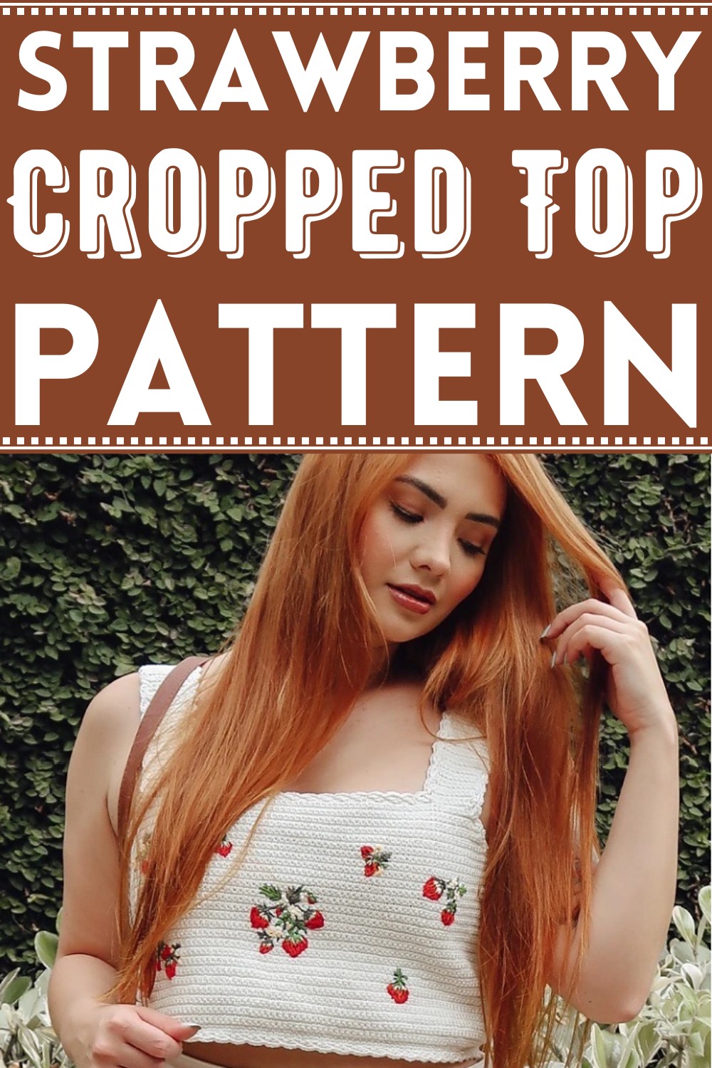 Strawberry Cropped Top