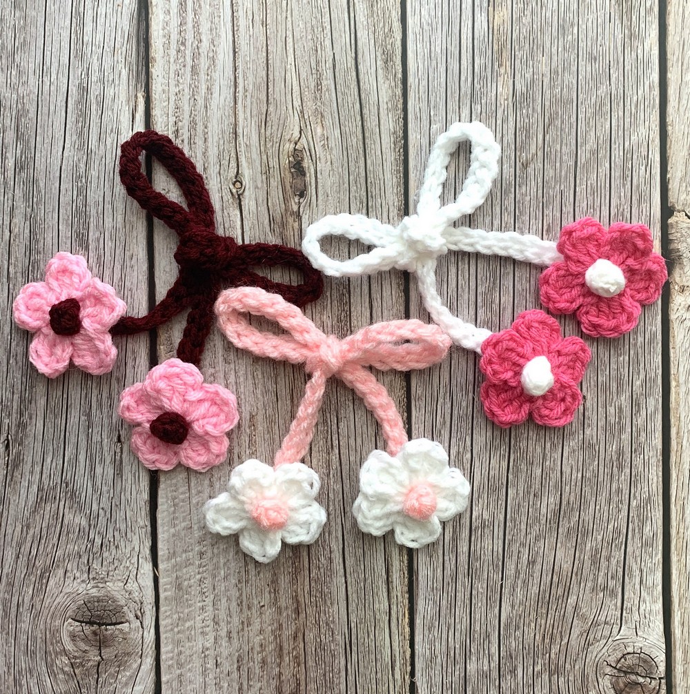 Crochet Hair Tie Patterns 1