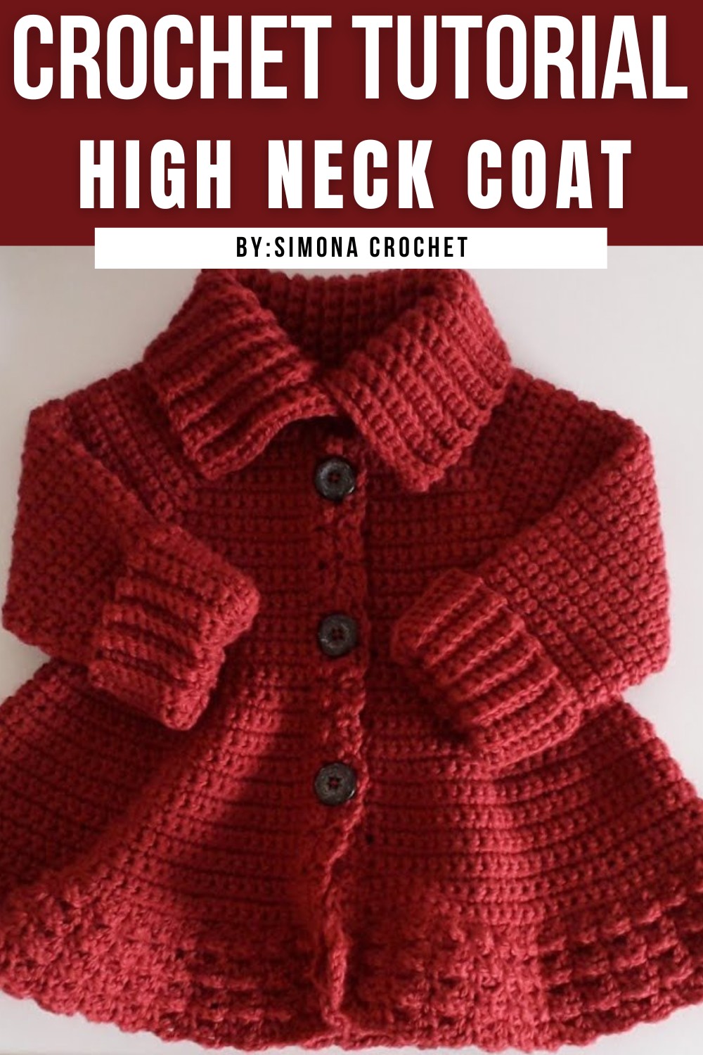 How To Crochet A High Neck Coat