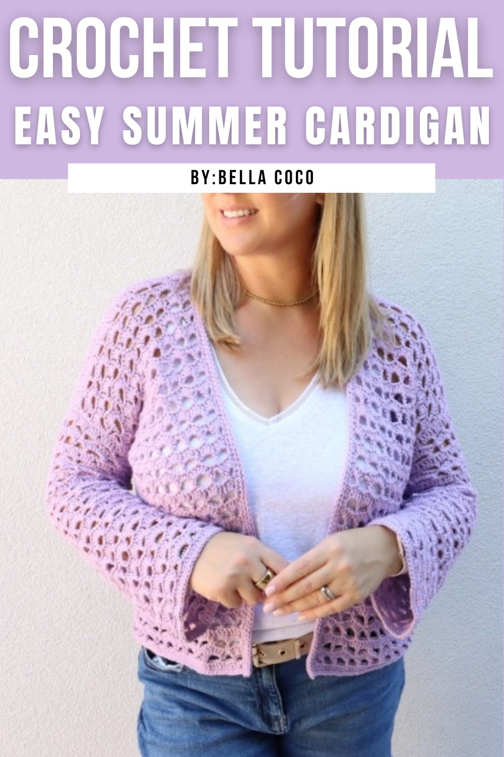 How To Crochet An Easy Summer Cardigan