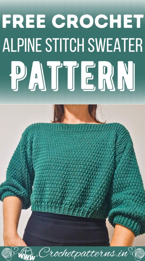 6 Crochet Alpine Patterns Made In Solid Colors