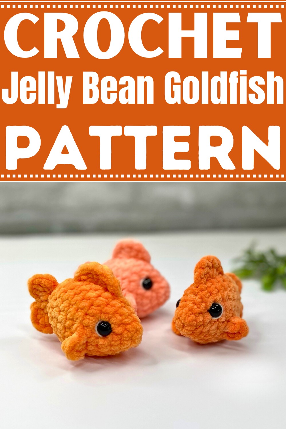 Crochet Jelly Bean Goldfish Pattern