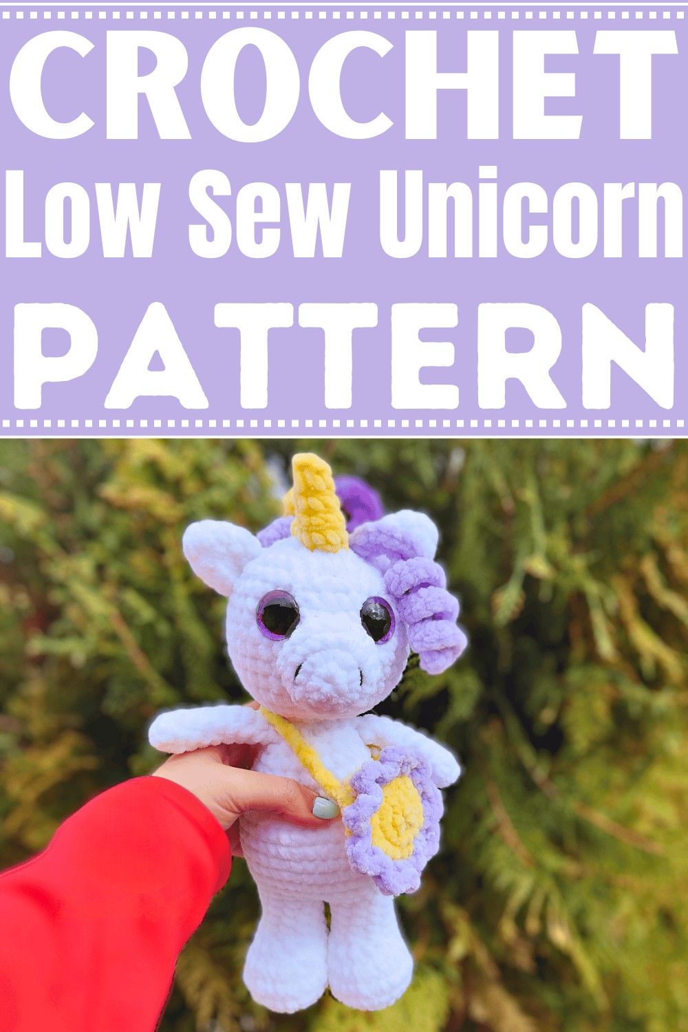 Crochet Low Sew Unicorn Pattern