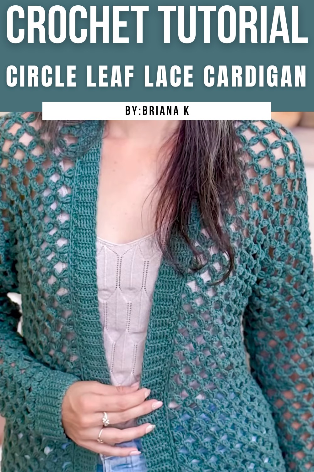Circle Leaf Lace Cardigan