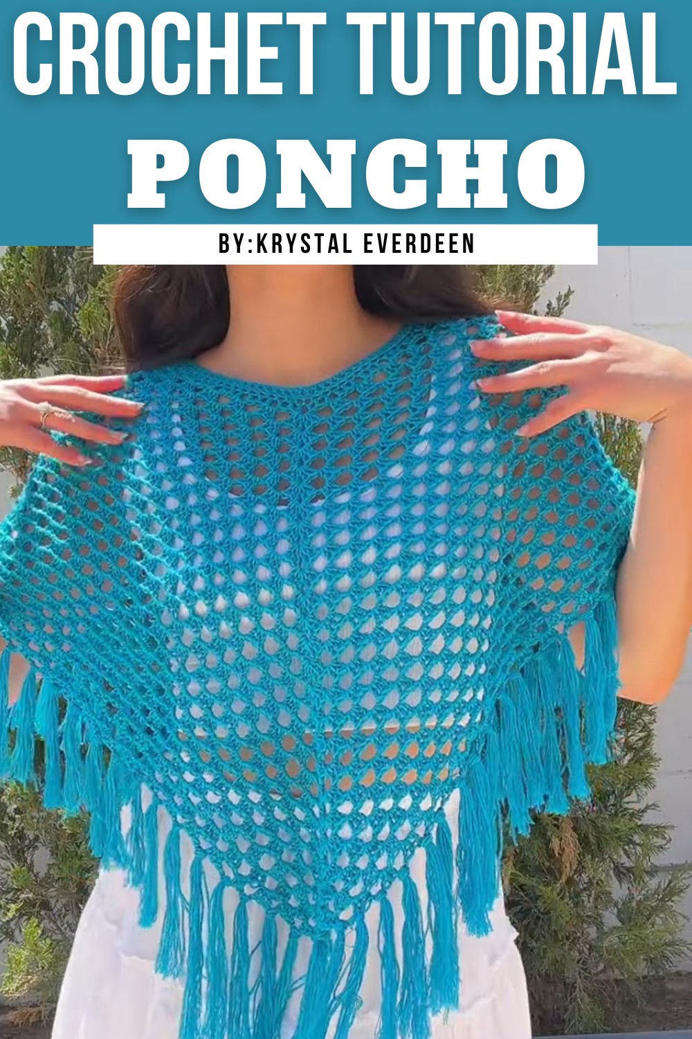 Crochet Poncho Beginner Friendly Tutorial