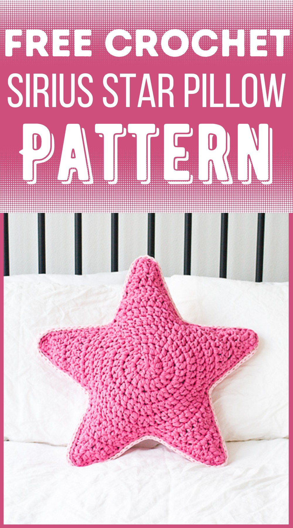 Crochet Sirius Star Pillow Pattern