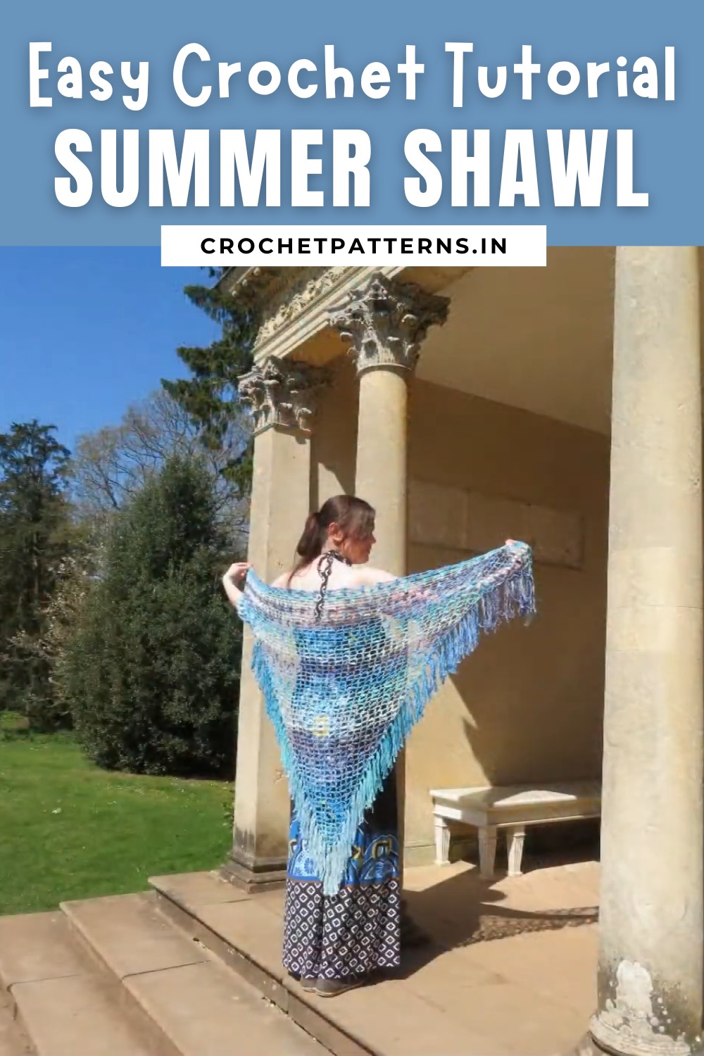 Easy Summer Crochet Shawl
