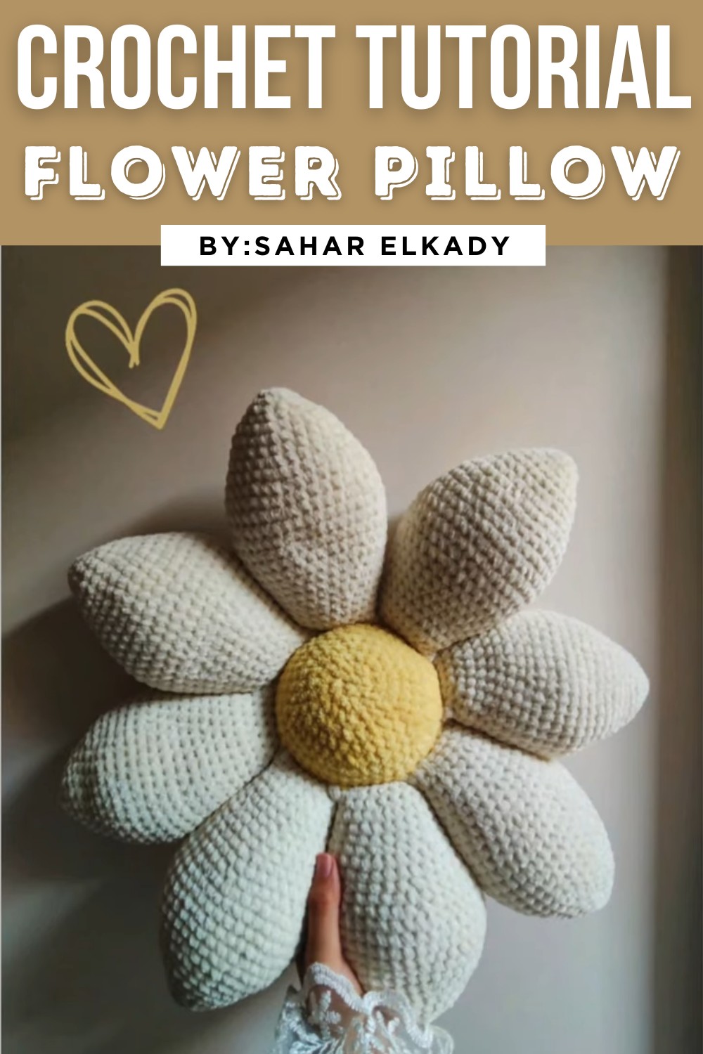 How To Crochet A Flower Pillow
