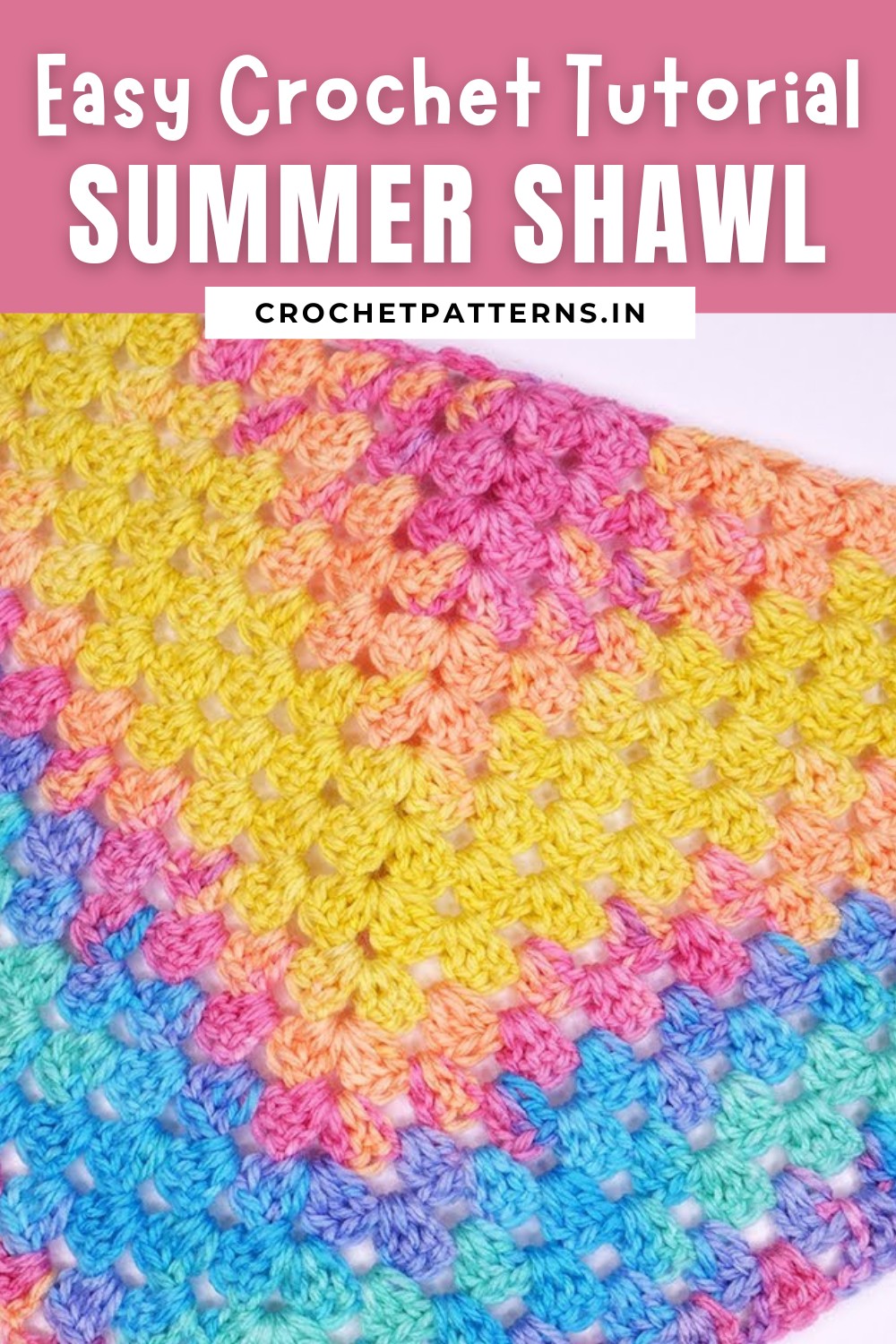How To Crochet A Summer Shawl