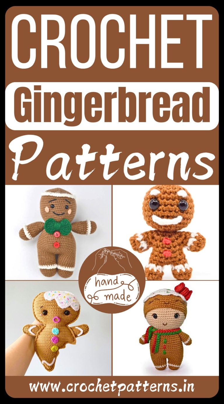 6 Super Admirable Crochet Gingerbread Amigurumi Patterns