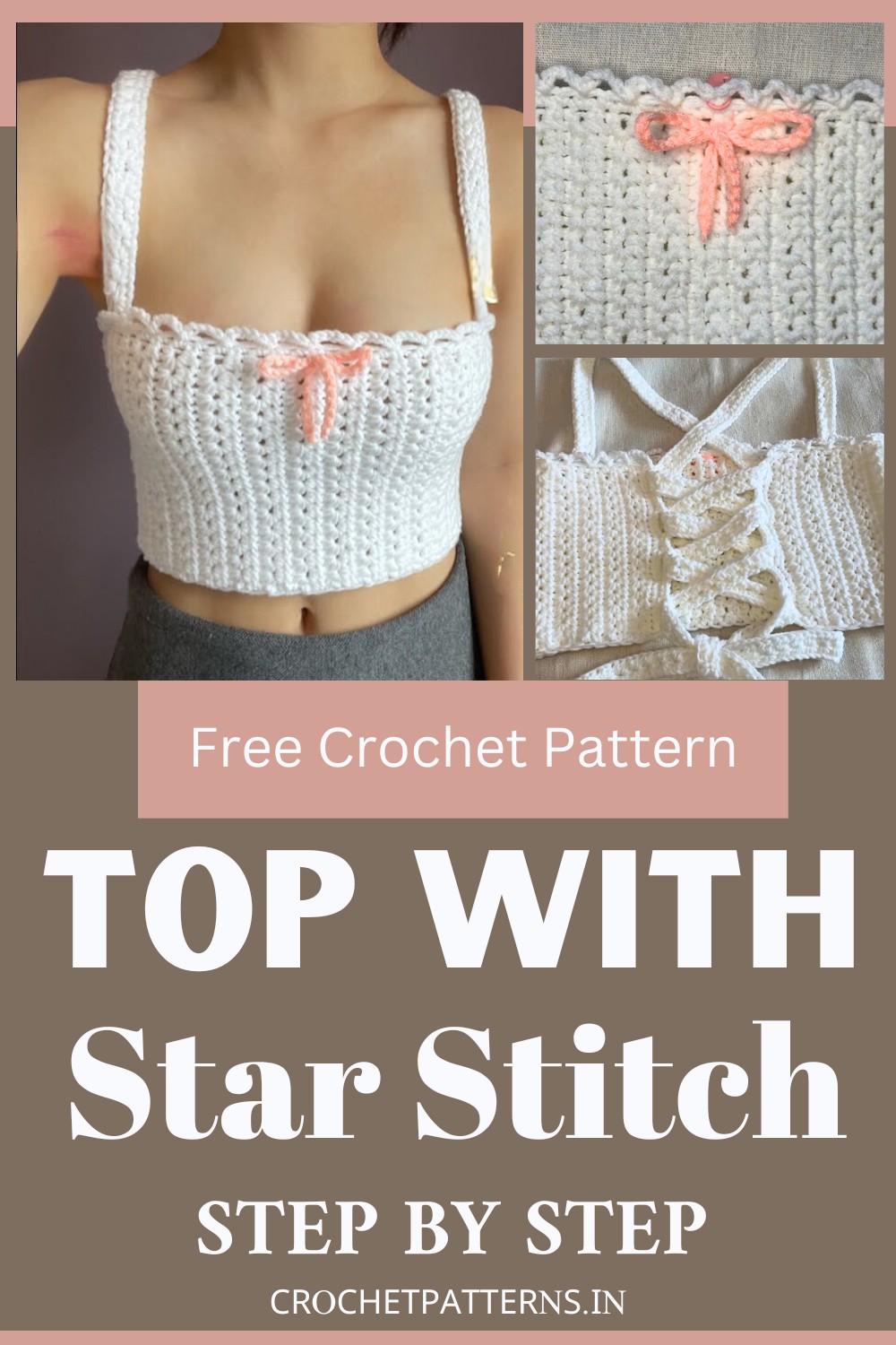 Crochet Top With Star Stitch