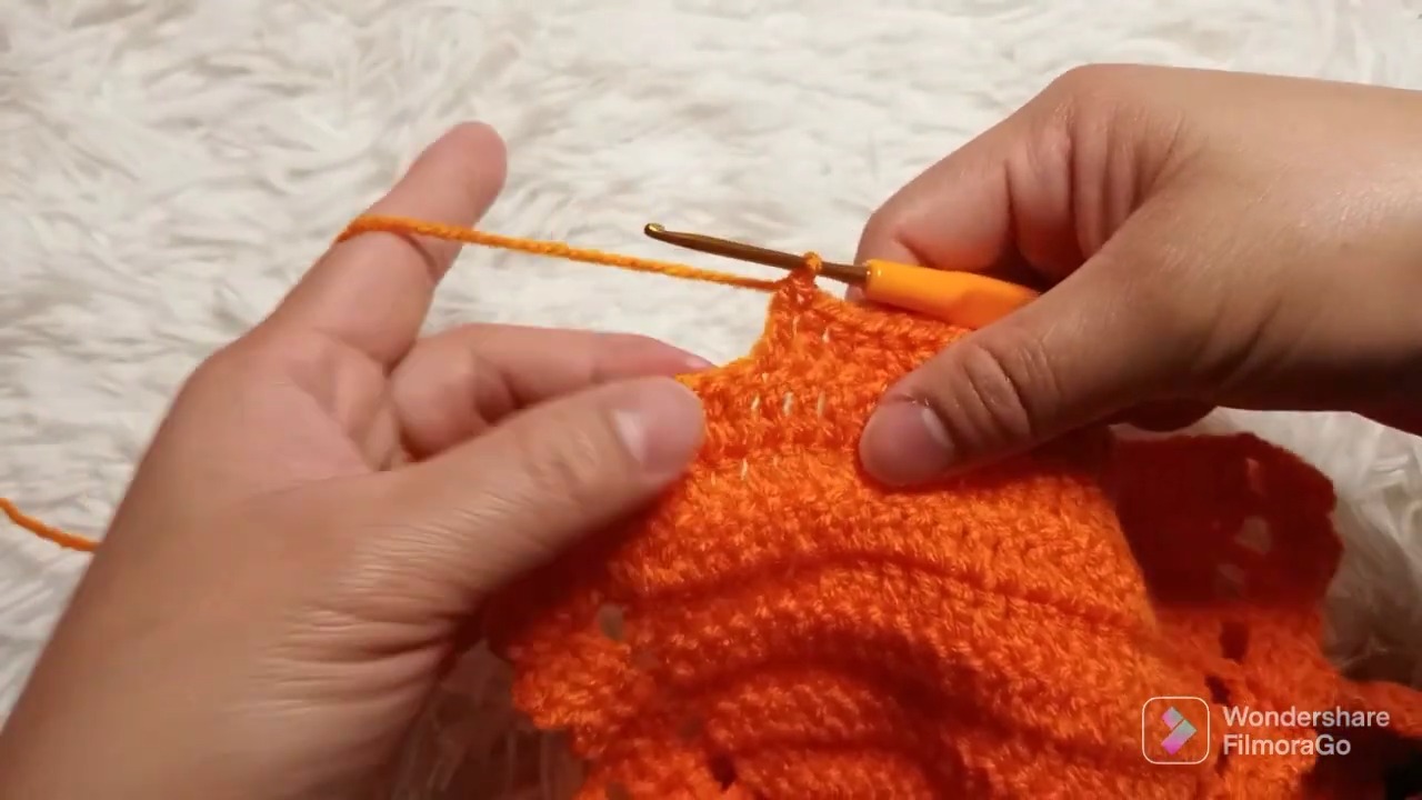 Crochet Butterfly Top step 2
