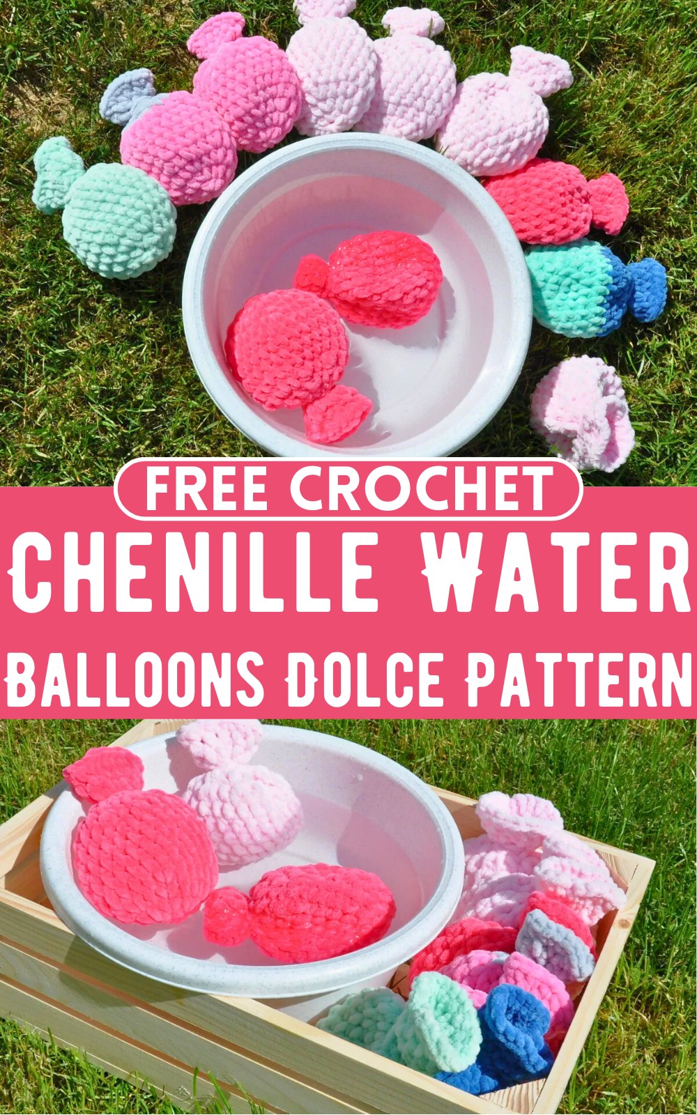 Crochet Chenille Water Balloons Dolce Pattern