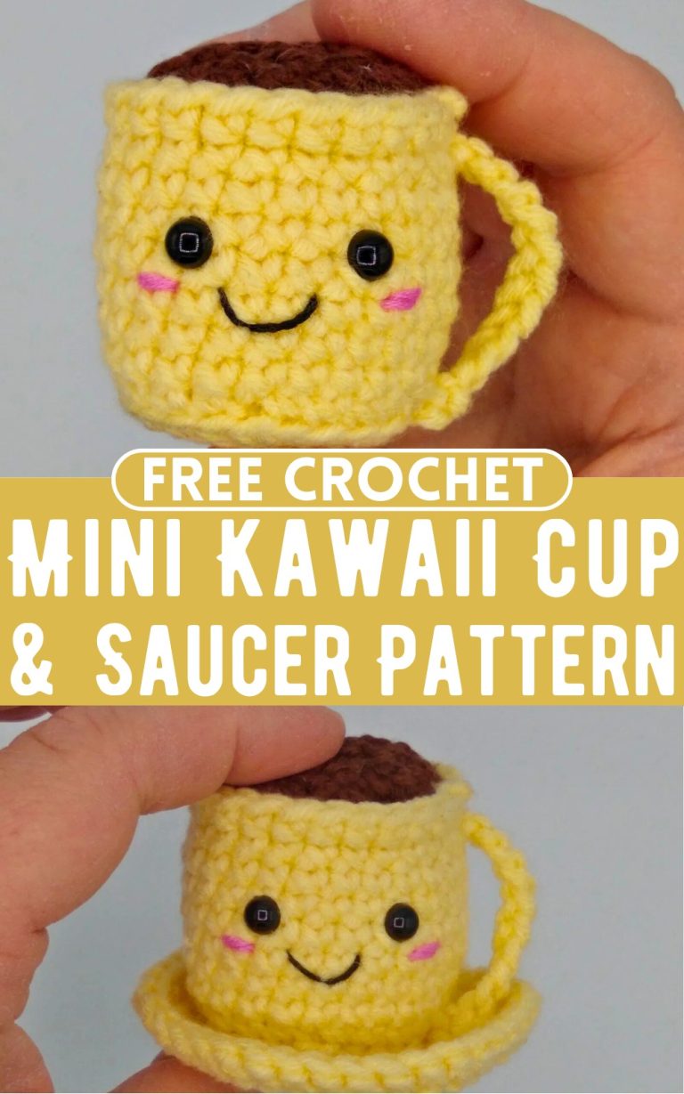 Crochet Sauser Pattern 5 Adorable Cutest Crochet Kawaii Amigurumi Patterns