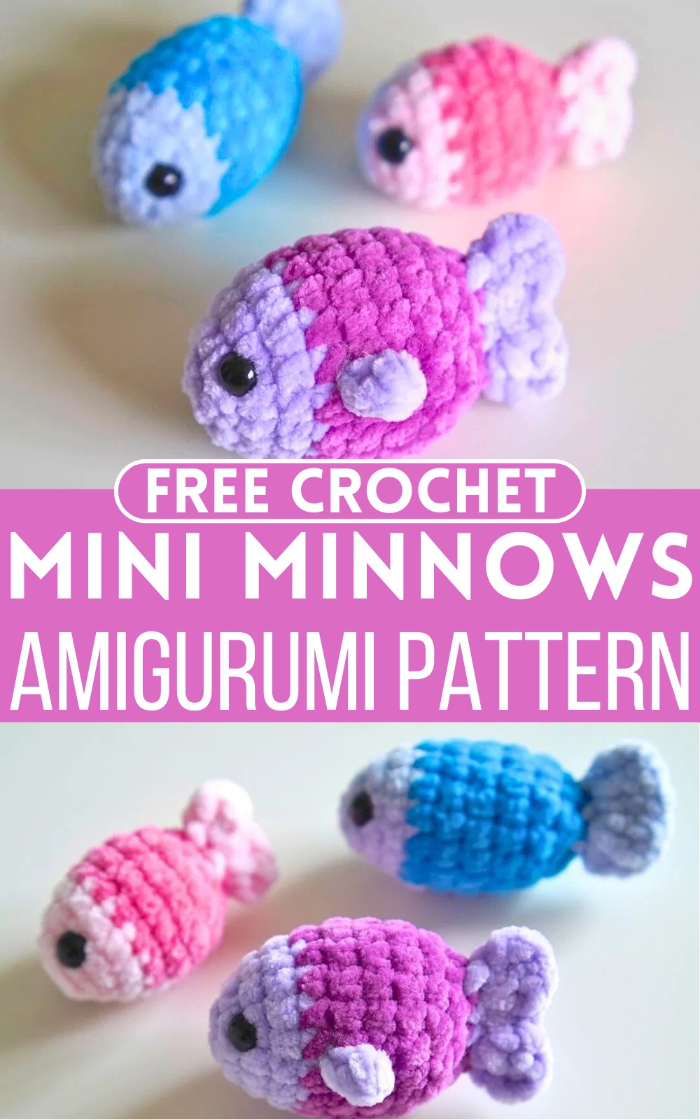 Crochet Mini Minnows Amigurumi Pattern