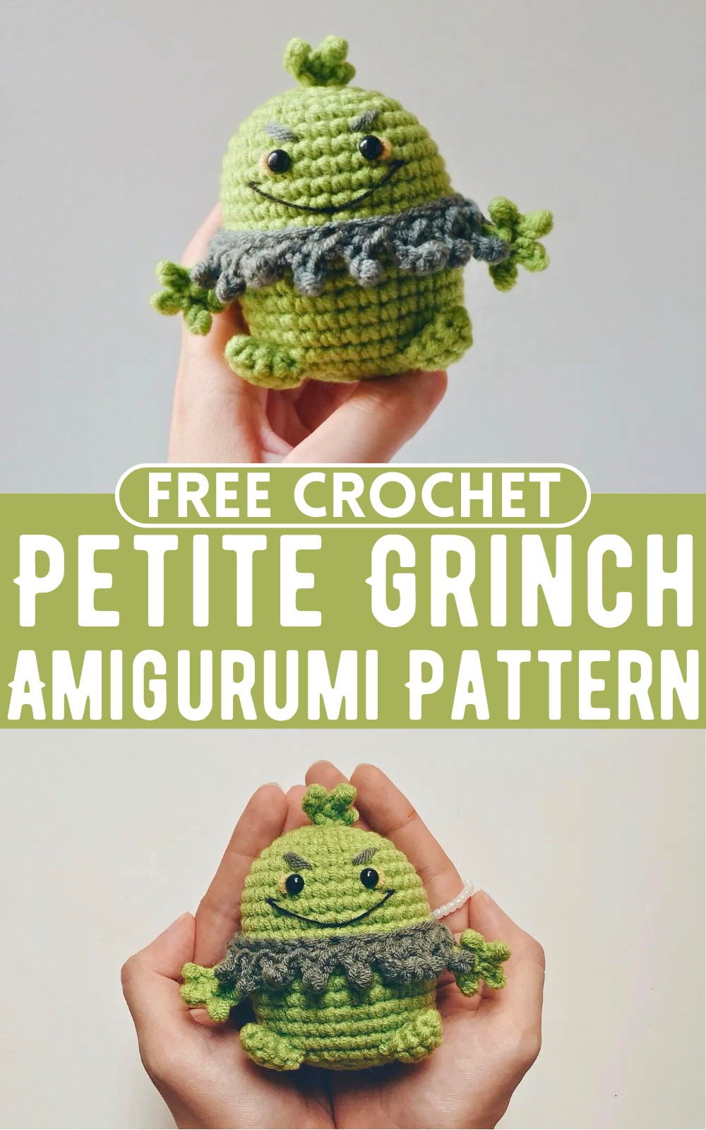 Crochet Petite Grinch Amigurumi Pattern