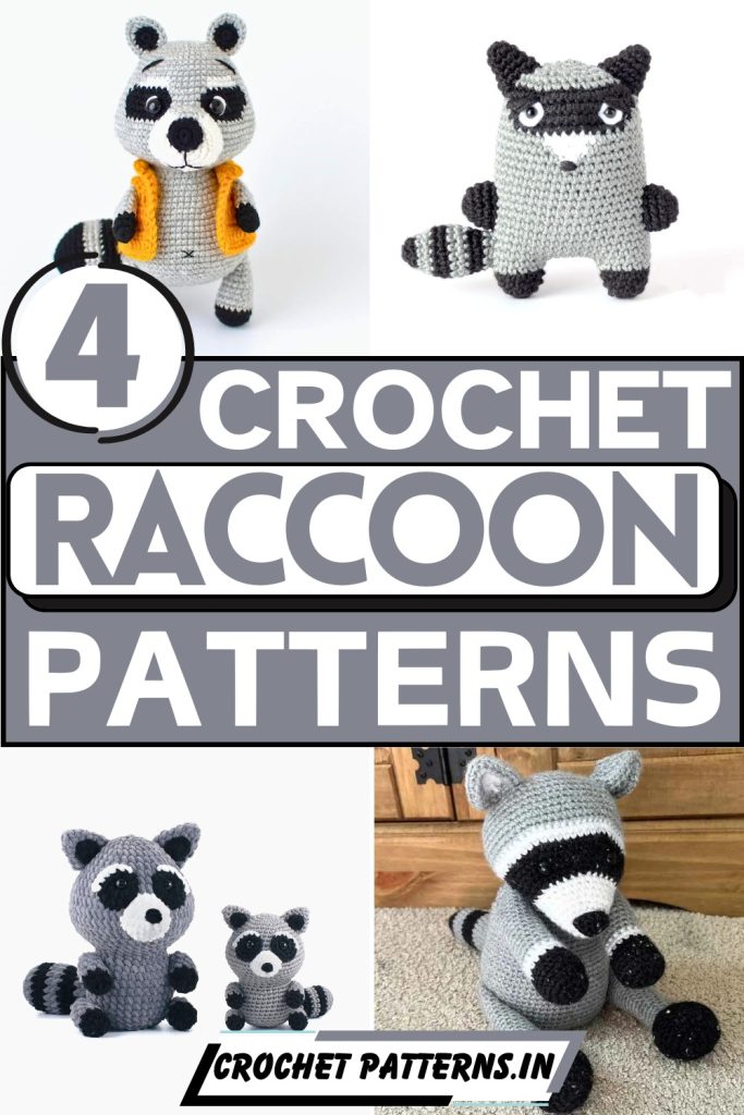 Crochet Raccoon Amigurumi Patterns For Woodland Charm