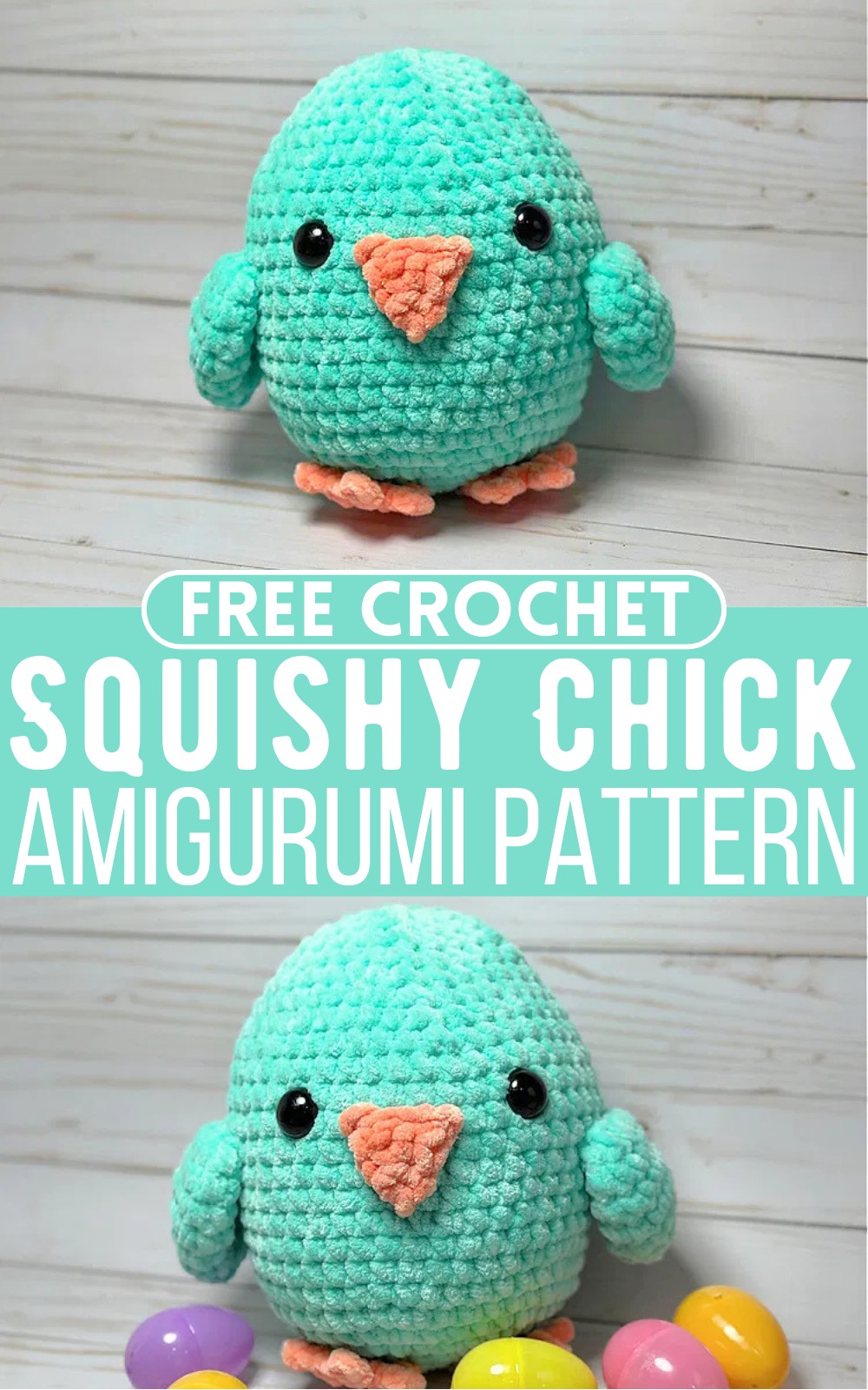 Crochet Squishy Chick Amigurumi Pattern