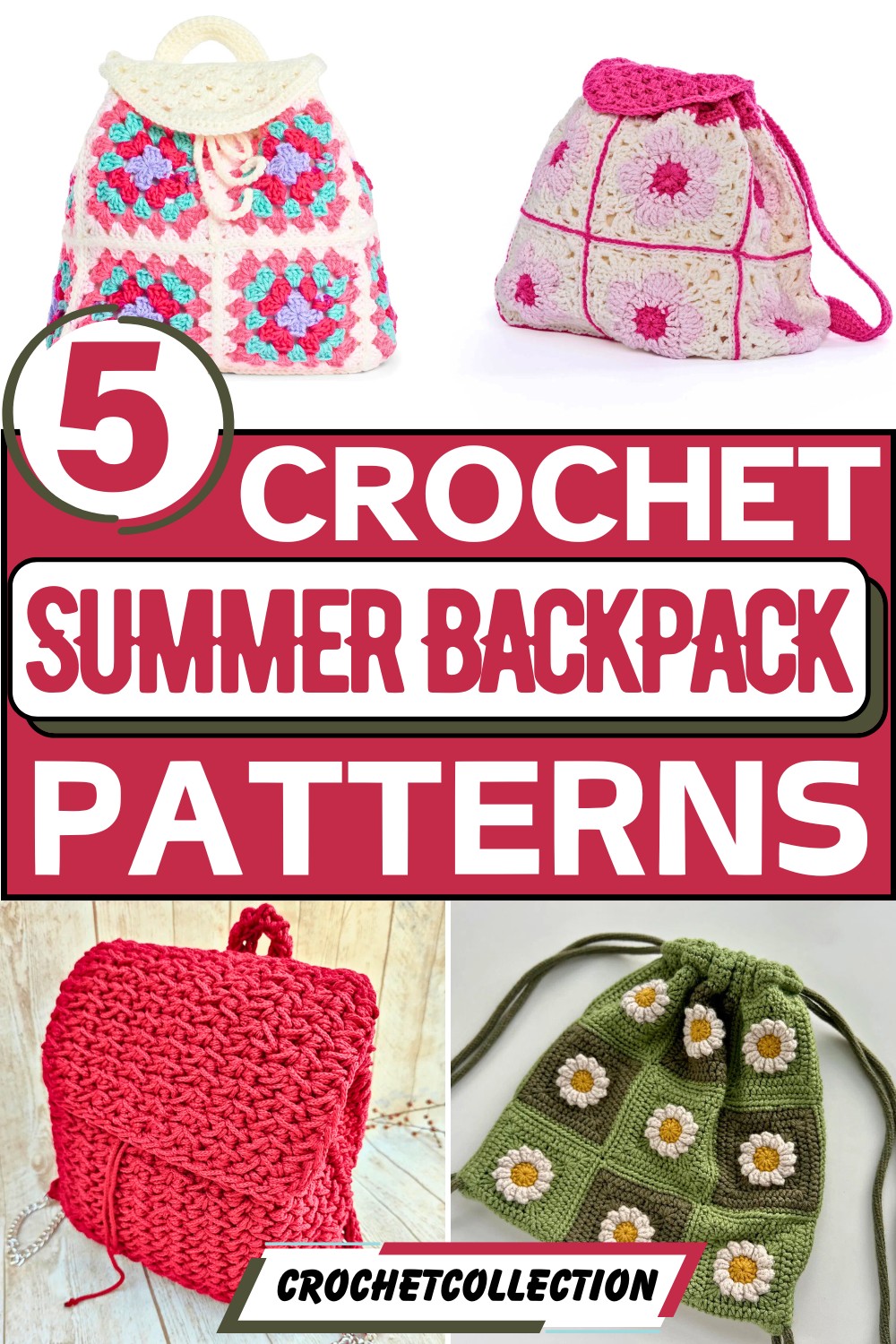 Crochet Summer Backpack Patterns